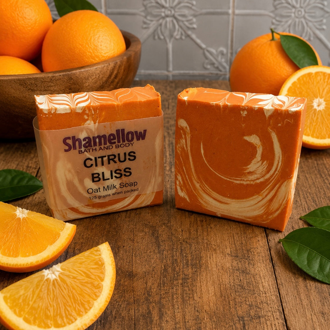 Citrus Bliss oat milk soap