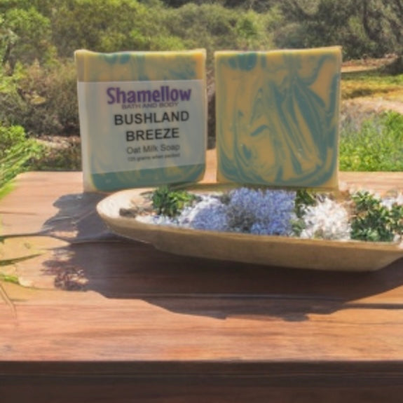Bushland Breeze oat milk soap