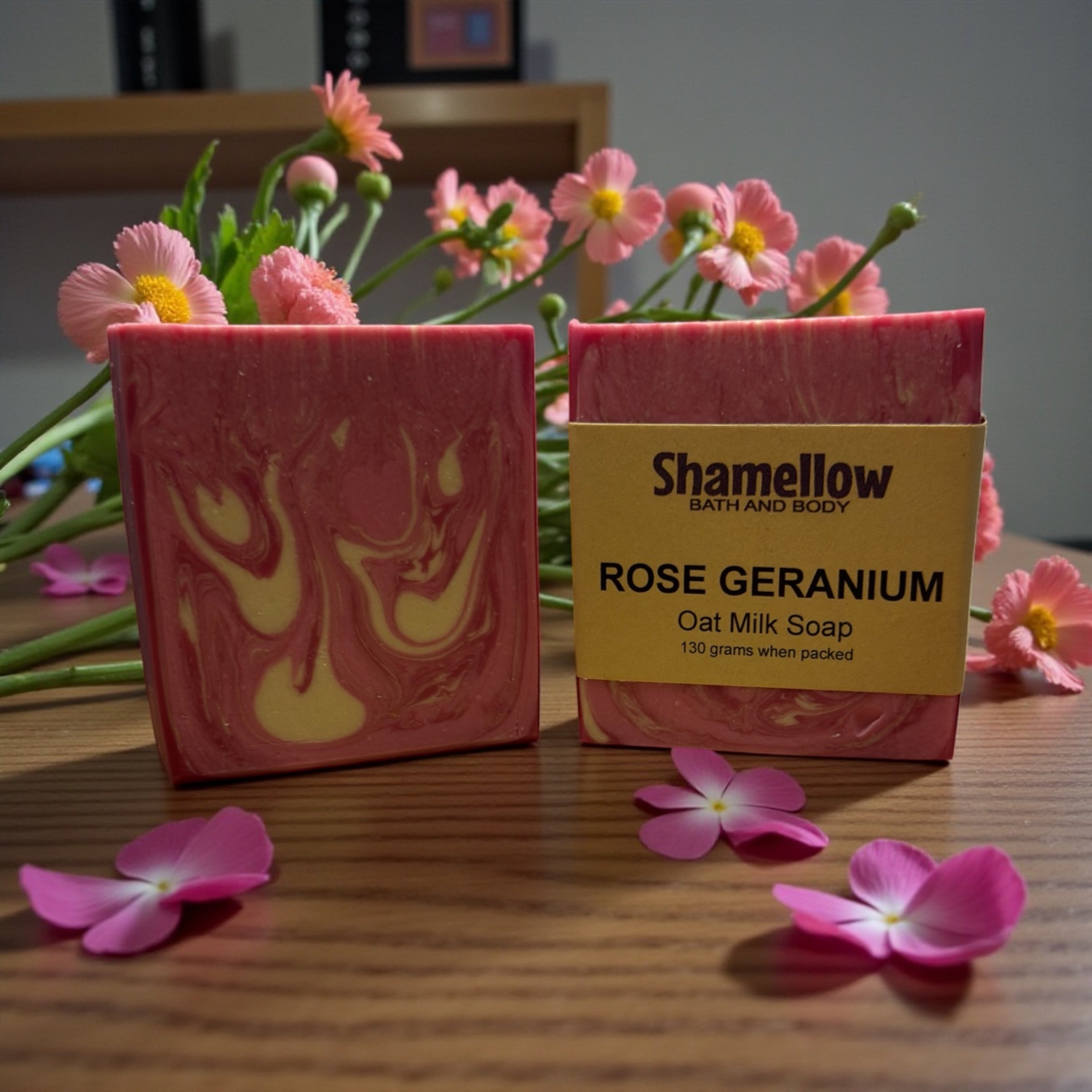 Rose Geranium oat milk soap