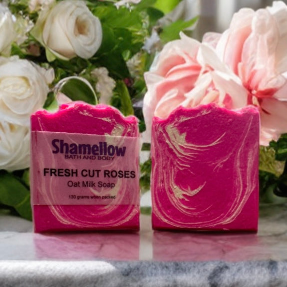 Fresh Cut Roses oat milk soap