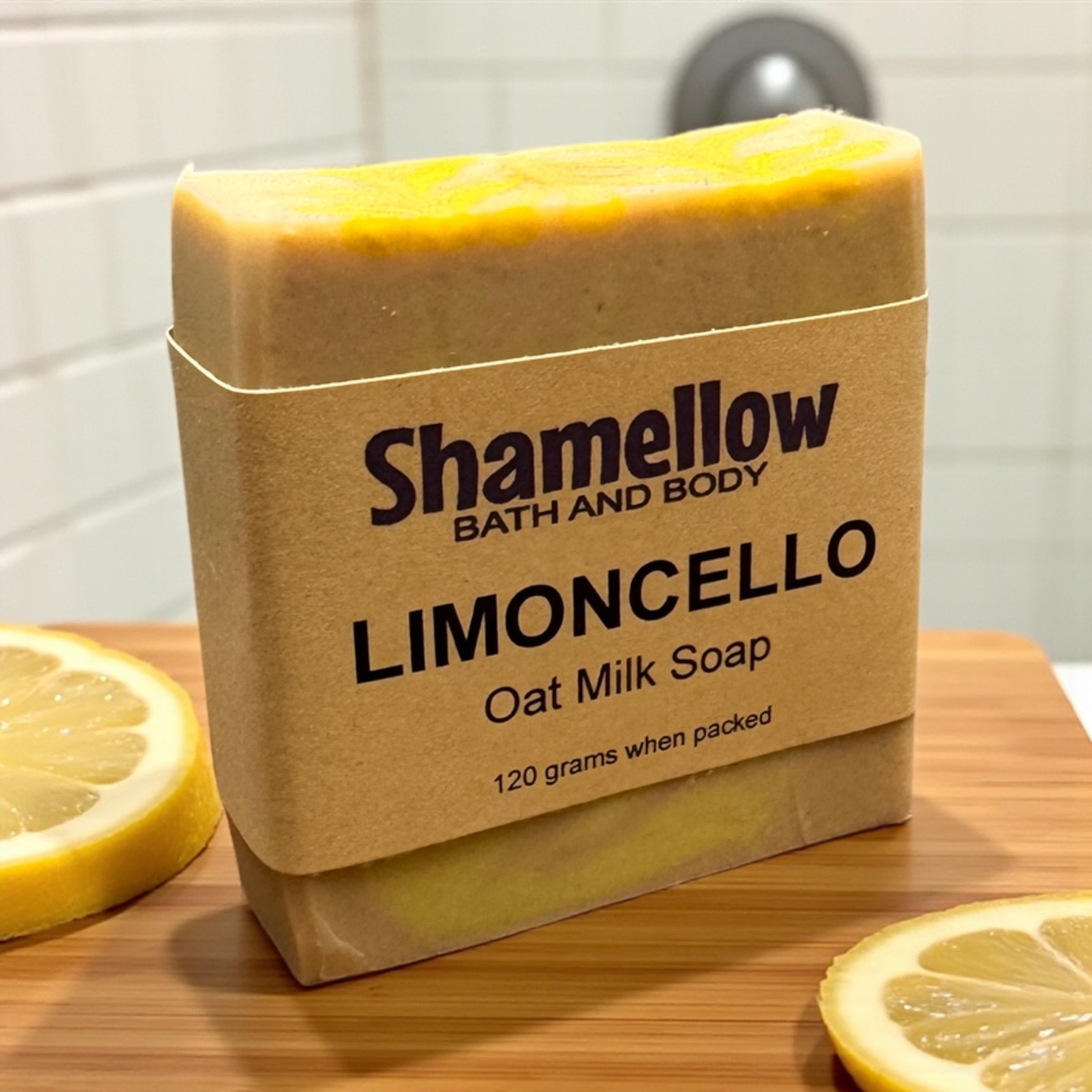 Limoncello oat milk soap